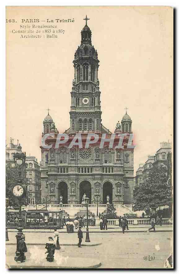 CPA Paris la Trinite Style Rennaisance 