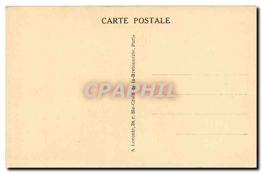 CPA Paris L'Eglise Saint Augustin  — Verso