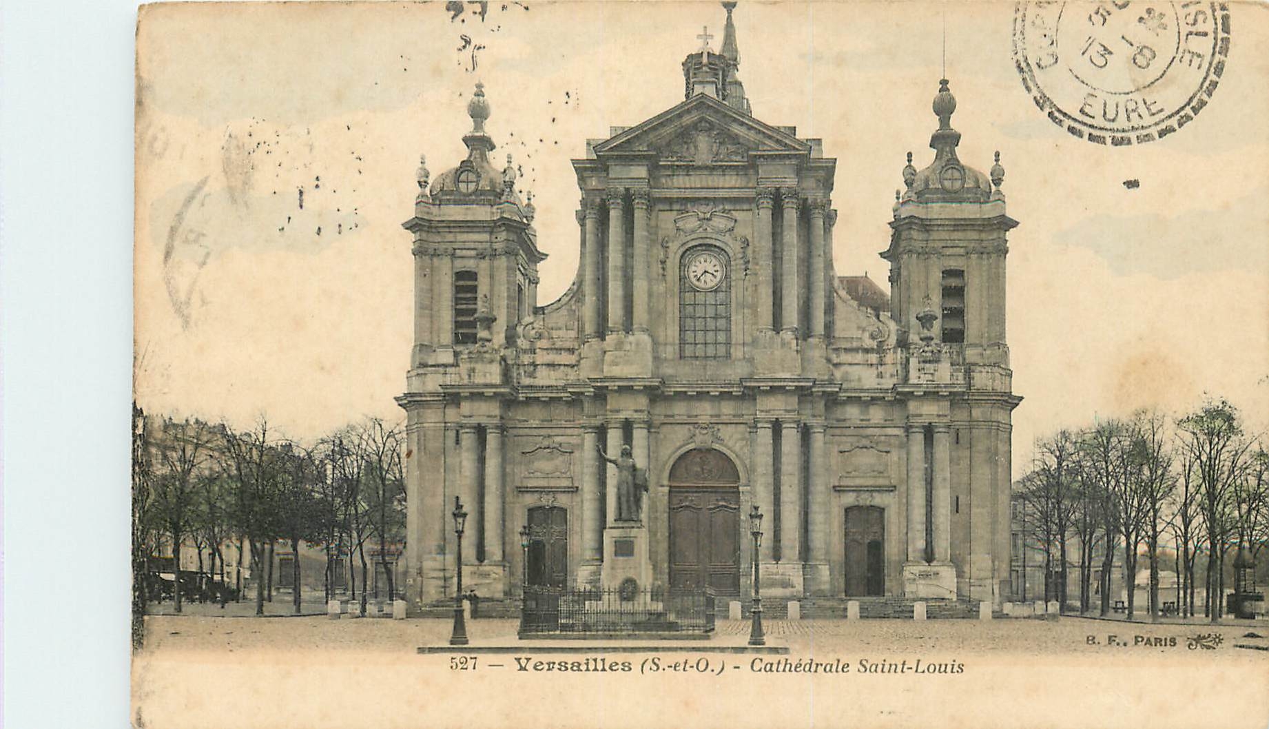CPA Versailles S et O Cathedrale Saint Louis 