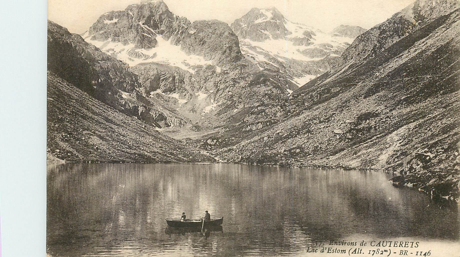 CPA Environs de Cauterets Lac d'Estom 