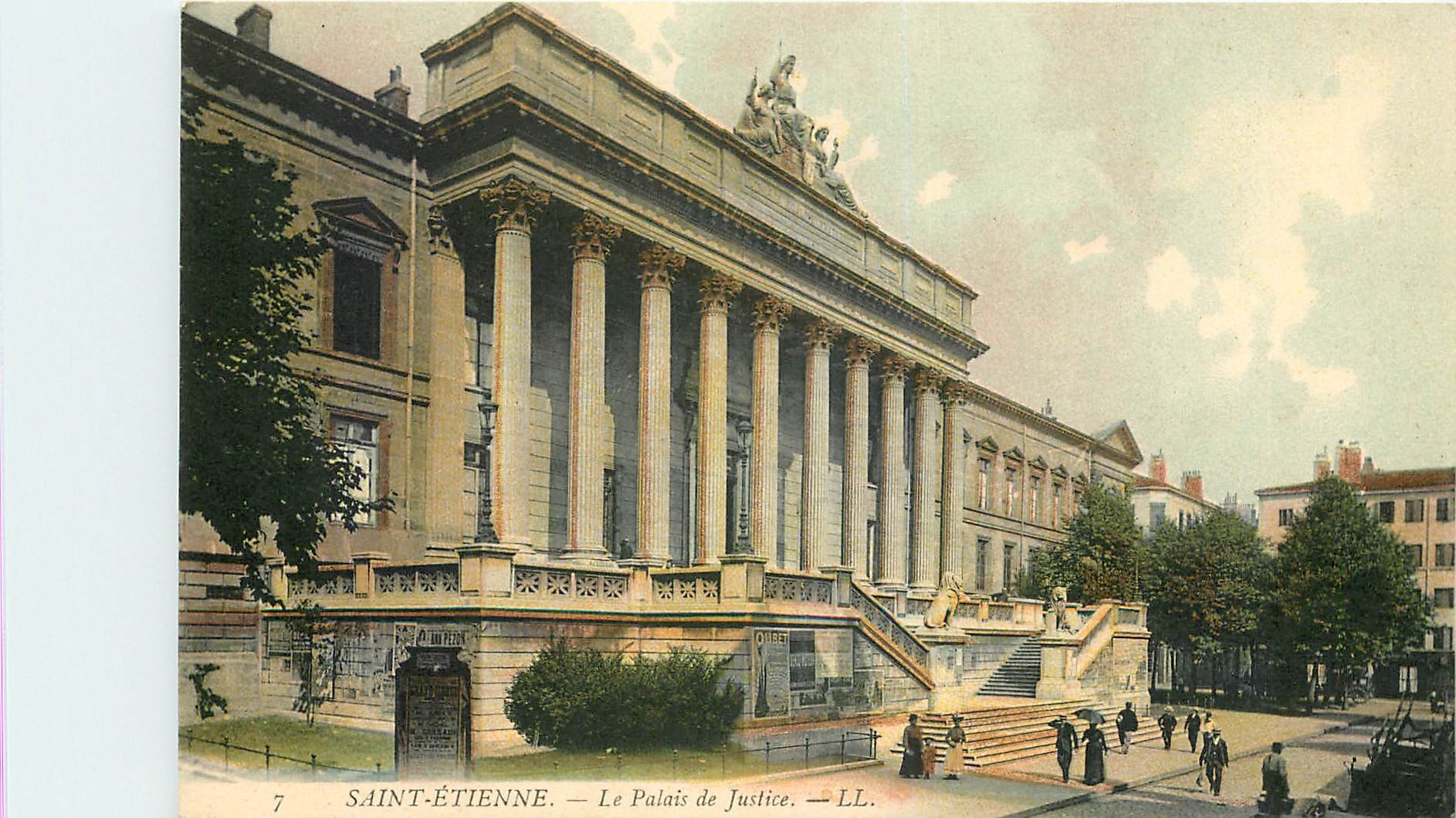 CPA Saint Etienne Le Palais de Justice 