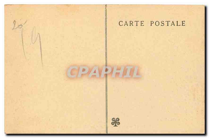 CPA Bort Les Orgues  — Rückseite