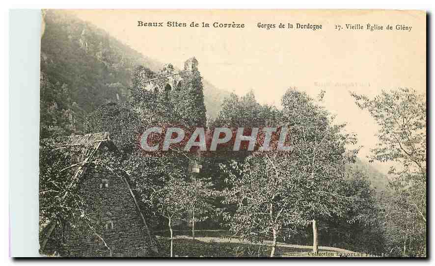 CPA Beaux Sites de la Correze Gorges de la Dordogne Vieille Eglise de Gleny 