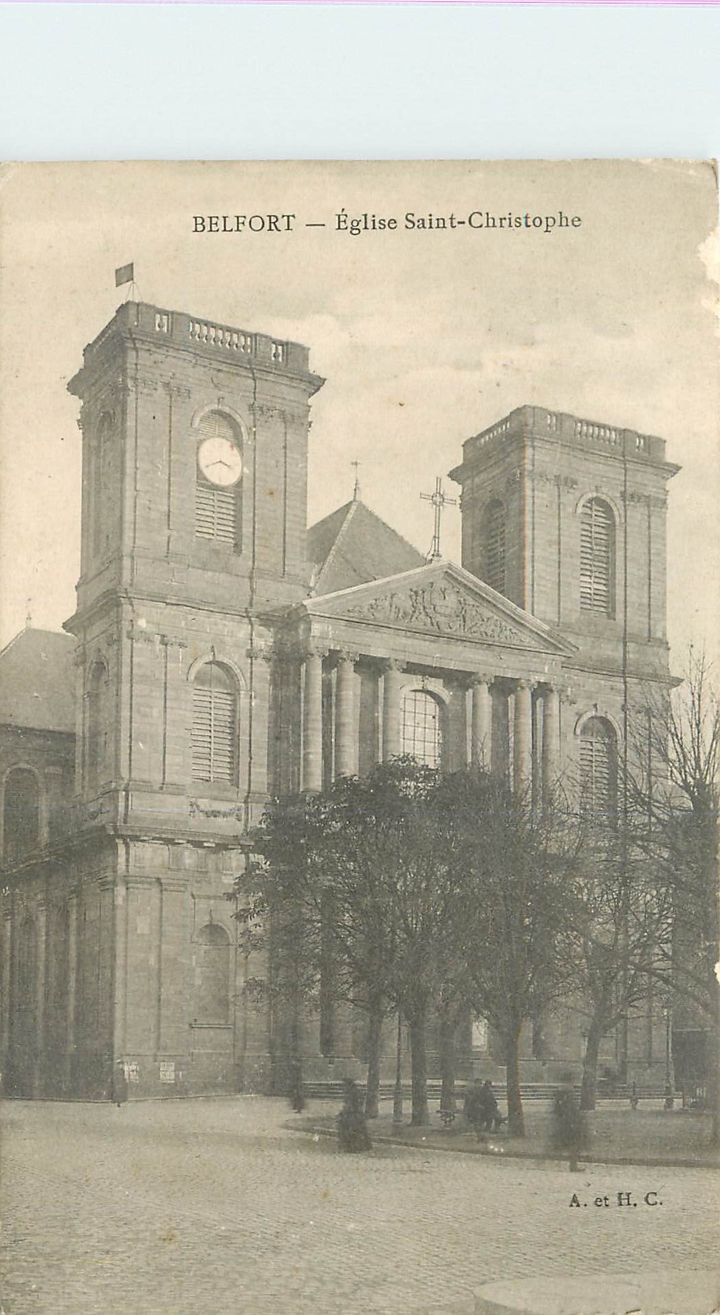 CPA Belfort Eglise Saint Christophe 