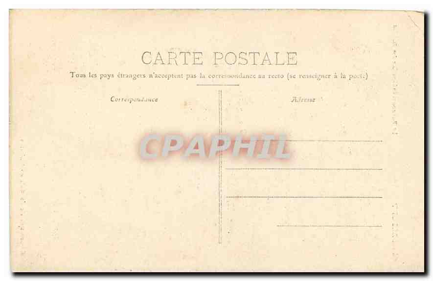 CPA Belfort Le Monument du Cimetiere des Mobiles  — Rückseite
