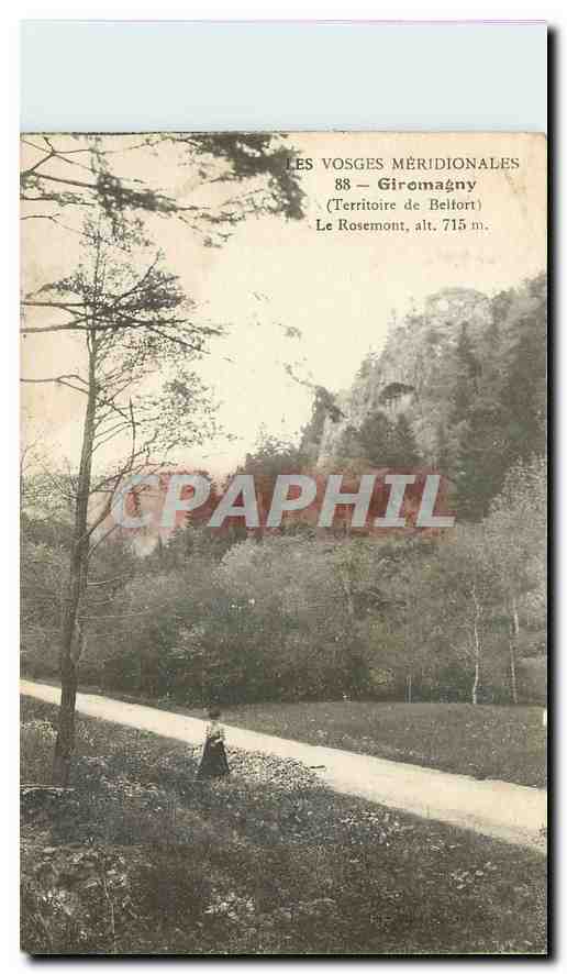 CPA Les Vosges Meridionales Giromagny Territoire de Belfort Le Rosemont 