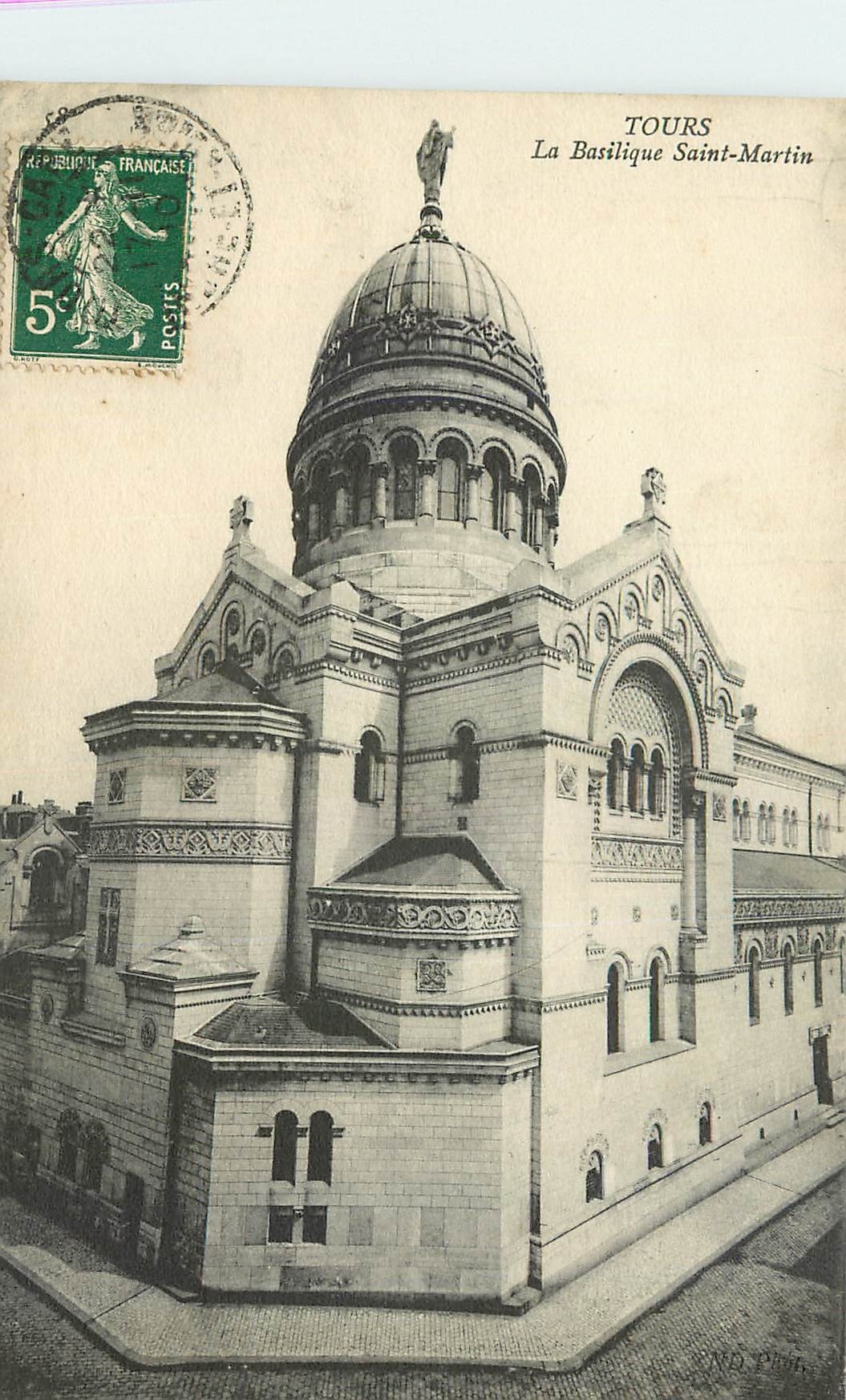 CPA Tours La Basilique Saint Martin 