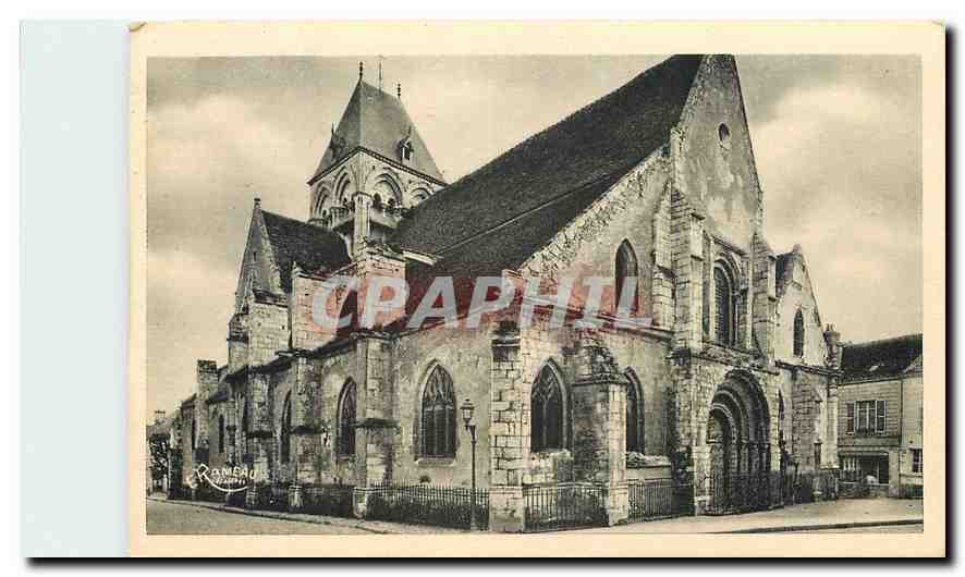 CPA Etampes S et O Eglise Saint Bosile 