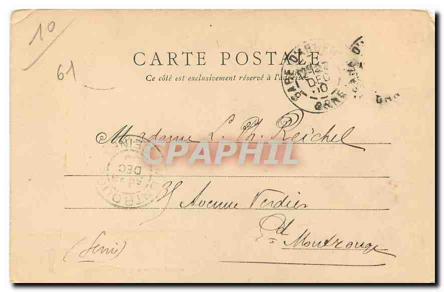 CPA Argentan La Tour Marguerite  — Rückseite