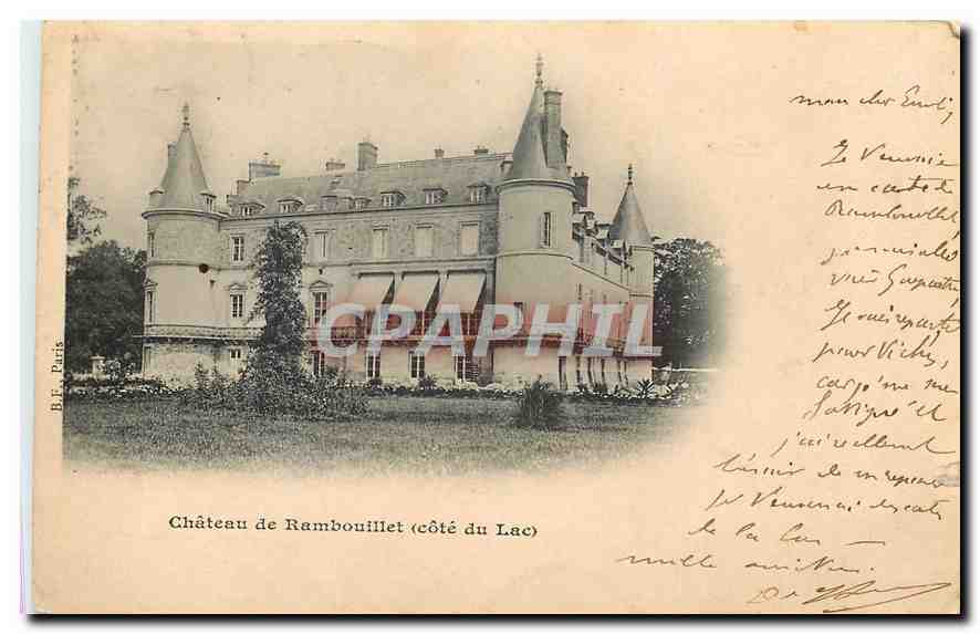 Château de Rambouillet — côté du Lac — B.B. Paris