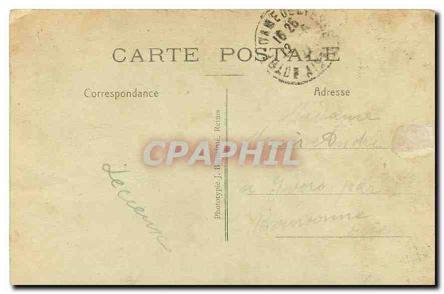 CPA Eglise de N D de Liesse  — Rückseite