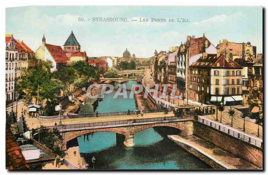 CPA Strasbourg Les Ponts de L'Ill 
