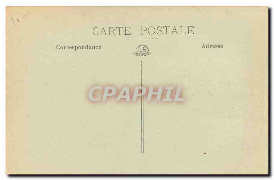 CPA Luxeuil les Bains Hotel du Cardinal Jouffroy  — Verso