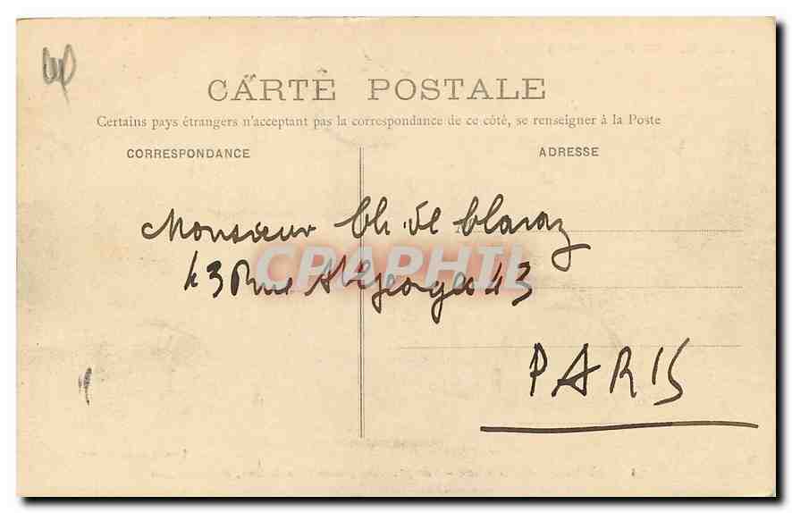 CPA Les Vosges Illustrees Le Ballon d'Alsace Vue prise du Sommet du Ballon direction Est  — Rückseite