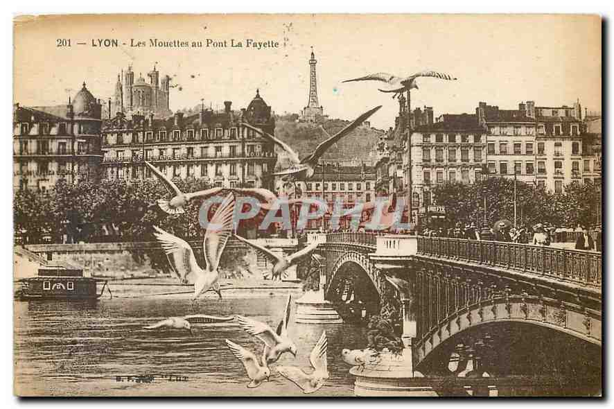 CPA Lyon Les Mouettes au Pont La Fayette 
