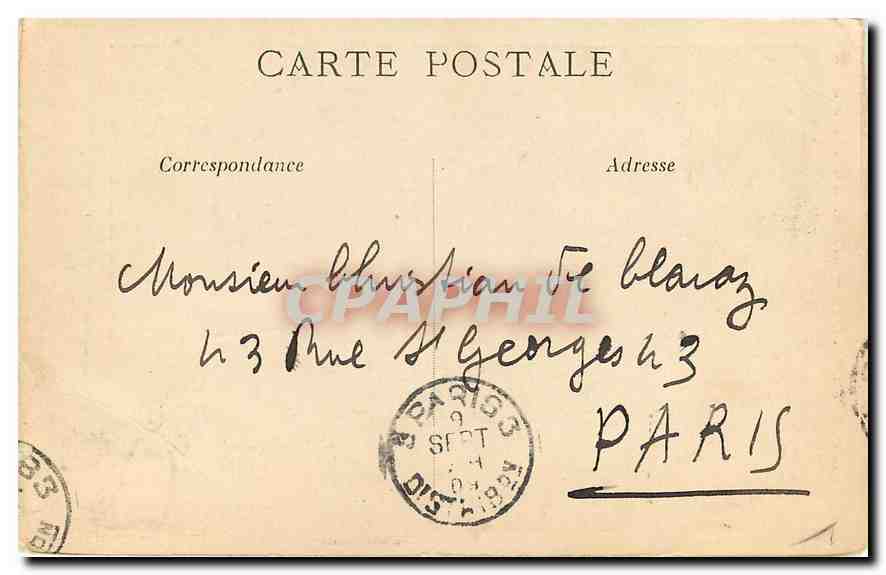 CPA Cathedrale de Rodez Cloture de la Chapelle du Saint Sepulcre  — Rückseite