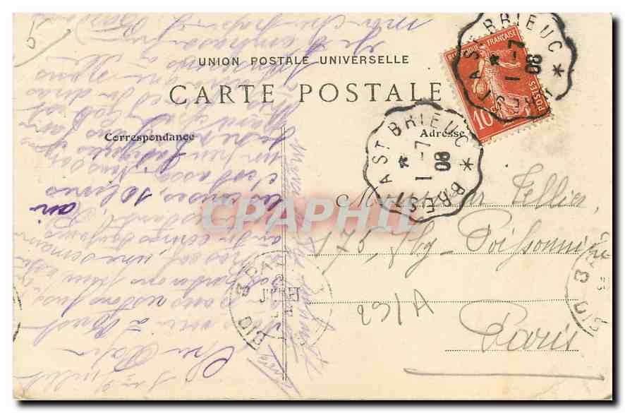 CPA Confort Le Carillon Suisat le nombre de sons de Cloches obtenus  — Rückseite