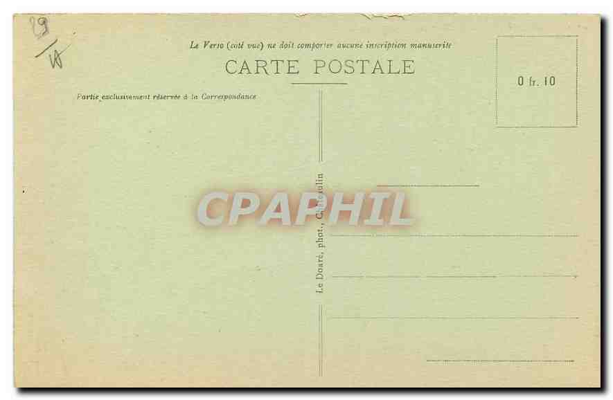CPA Locronan Eglise du XV siecle cote Ouest  — Rückseite