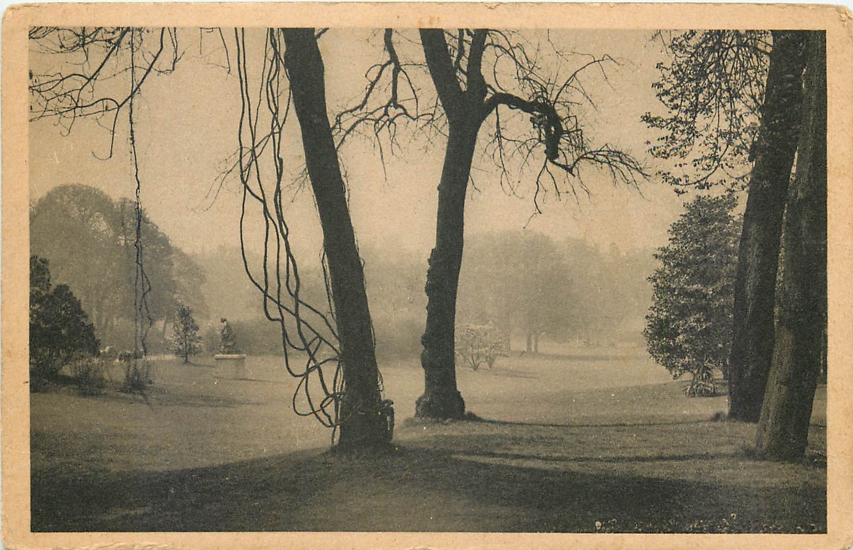 CPA Paris Un coin du Parc Monceau 