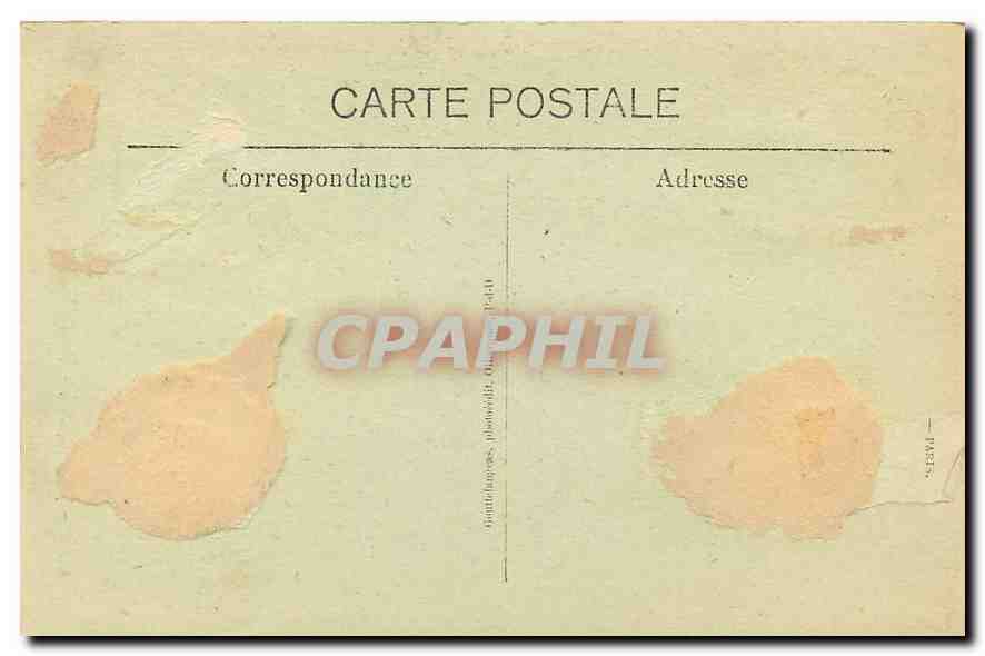 CPA Riom Portail de l'Eglise du Marthuret  — Rückseite