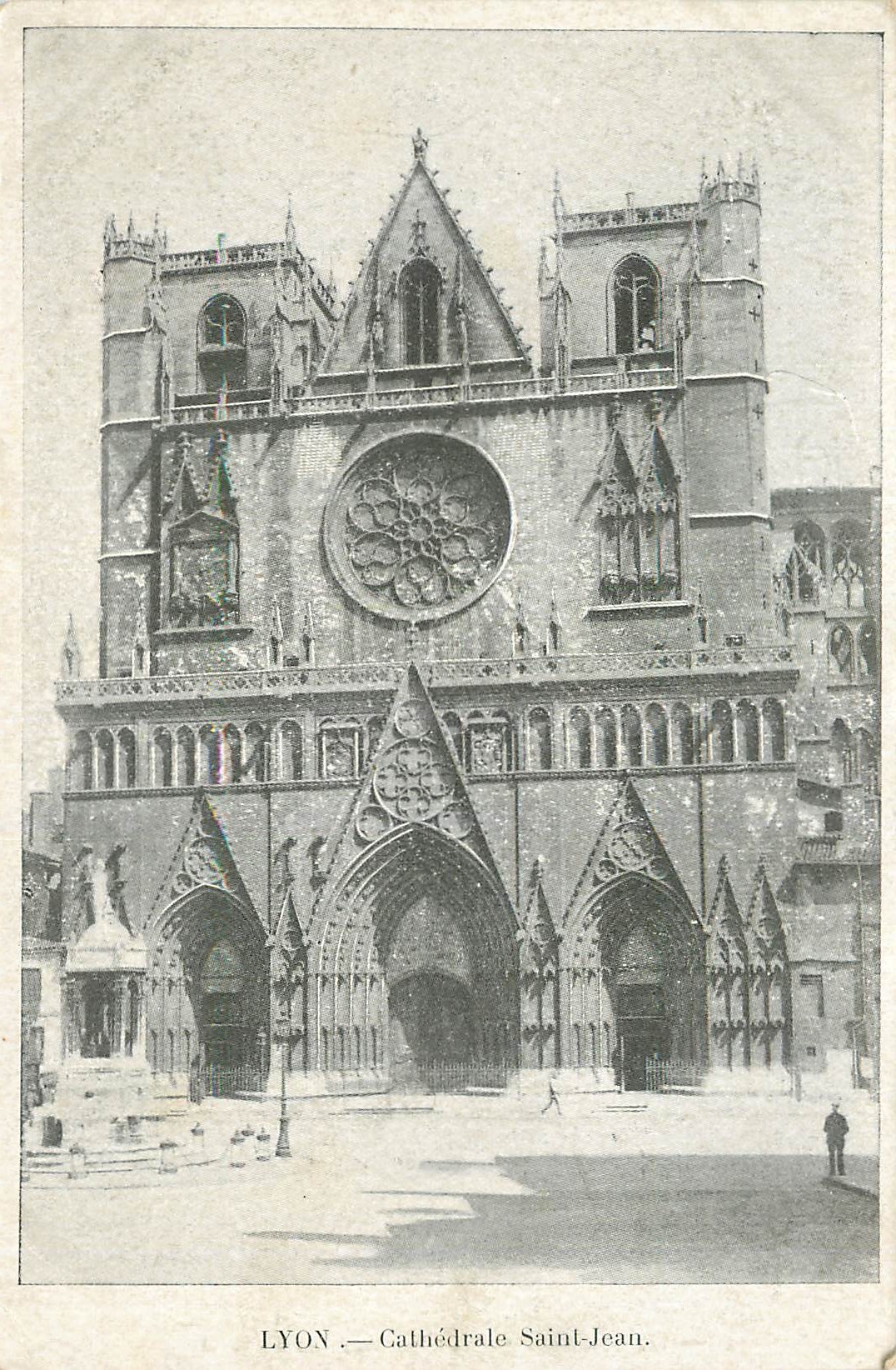 CPA Lyon Cathedrale Saint Jean 