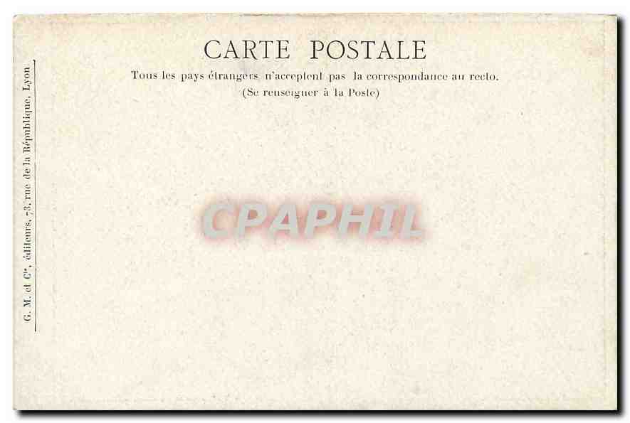 CPA Lyon Cathedrale Saint Jean  — Verso