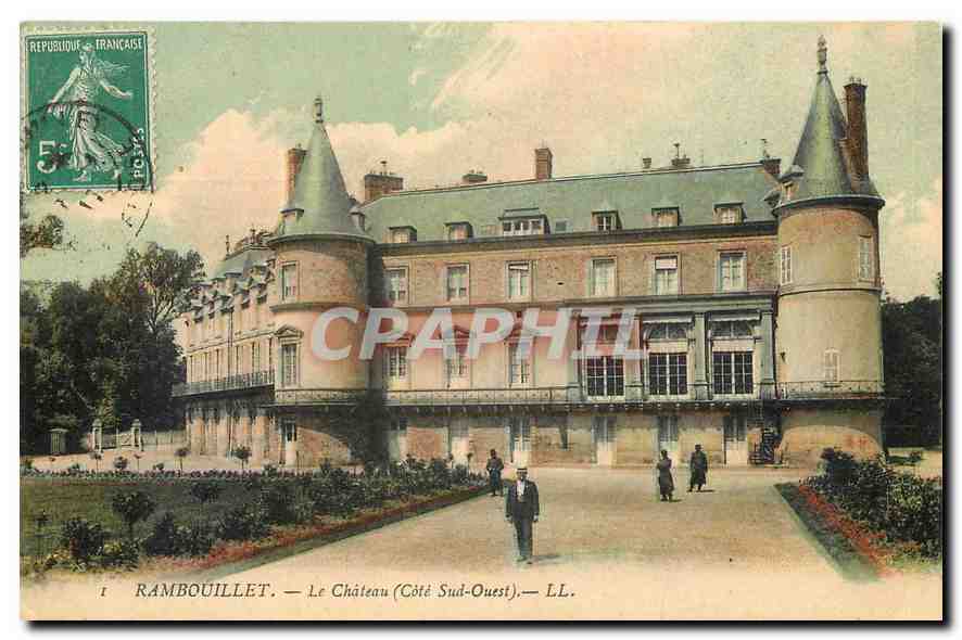 CPA Rambouillet Le Chateau Cote Sud Ouest 