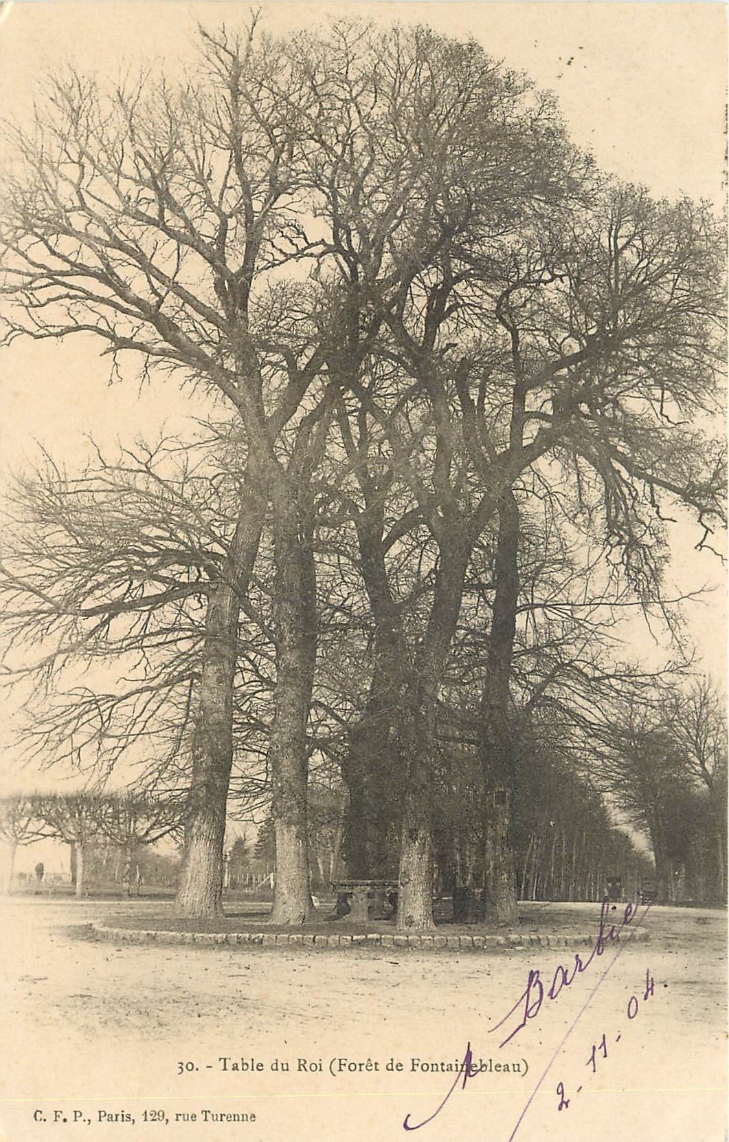 Table du Roi (Forêt de Fontainebleau) — C.F.P., Paris, 120 rue Turenne — Nr. 30