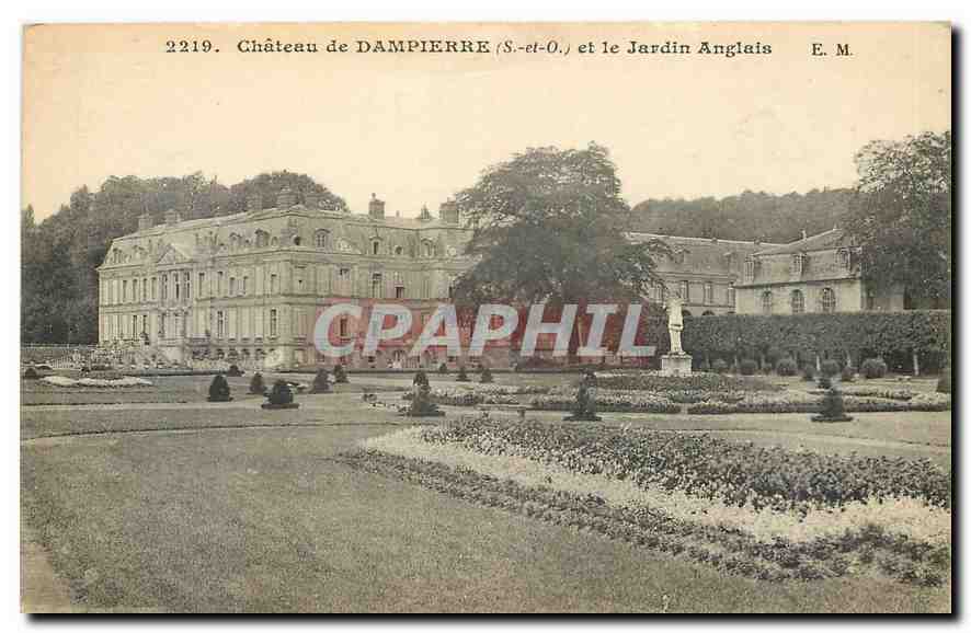 CPA Chateau de Dampierre S et O et le Jardin Anglais 