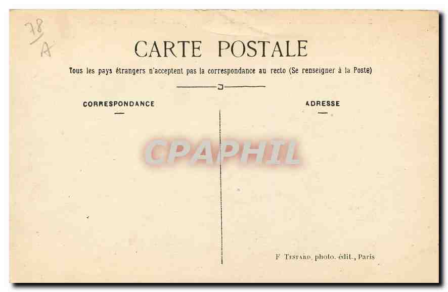 CPA Chateau de Dampierre S et O et le Jardin Anglais  — Verso