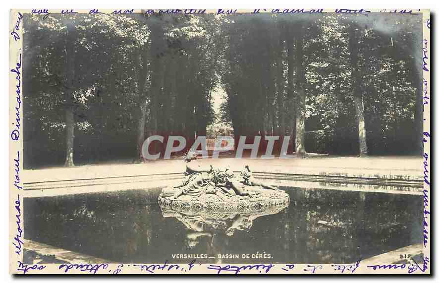 CPA Versailles Bassin de Ceres 