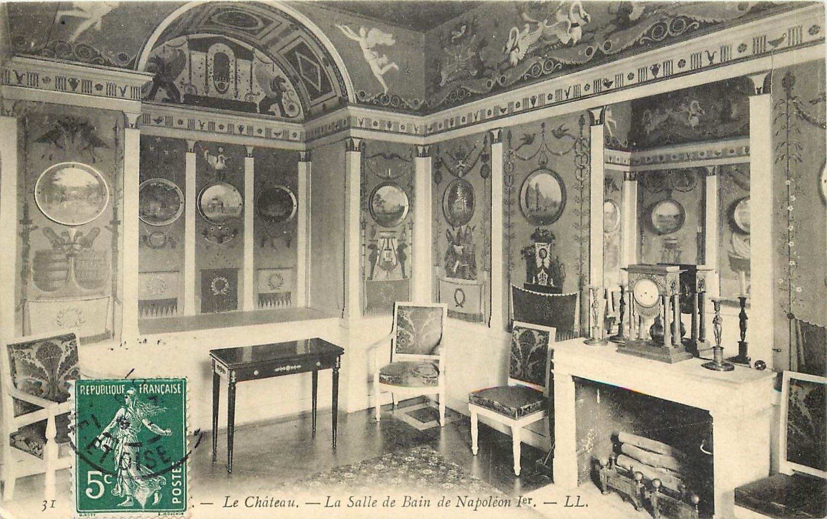 CPA Le Chateau La Salle de Bain de Napoleon 1er Rambouillet
