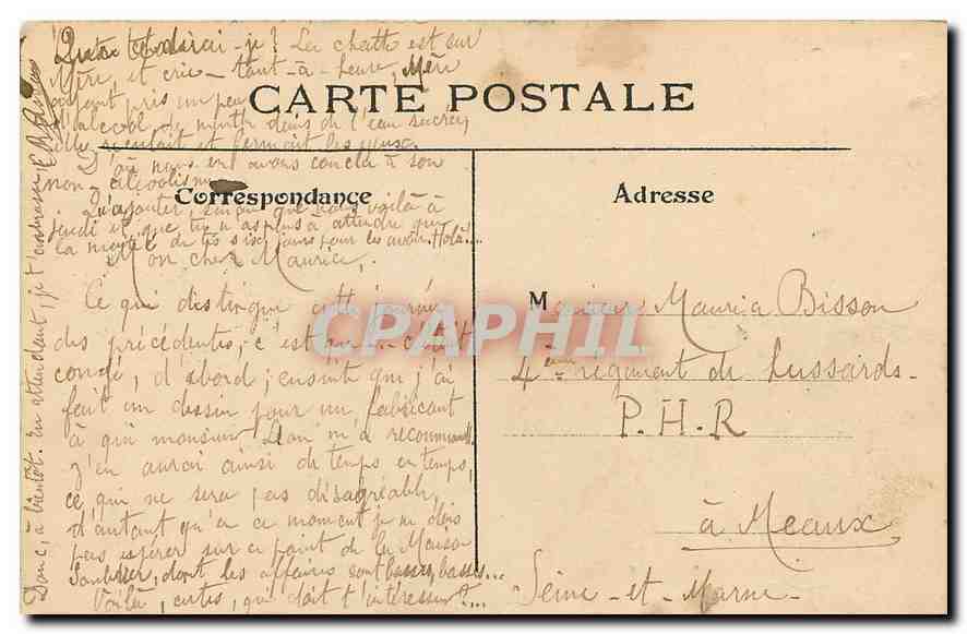 CPA La Seine a travers Paris Le Pont Royal et le Ministere des Colonies  — Rückseite