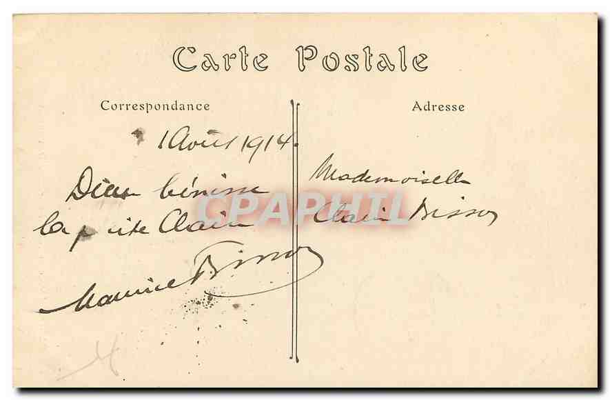 CPA Paris Abside de Notre Dame  — Rückseite