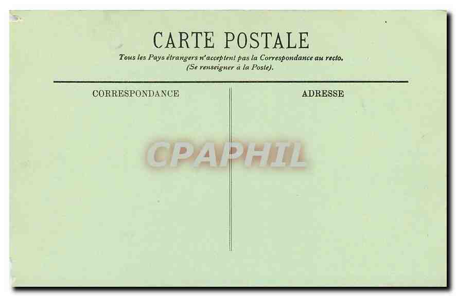 CPA Paris Le Pont de la Concorde et la Chambre des Deputes Bateau — Rückseite