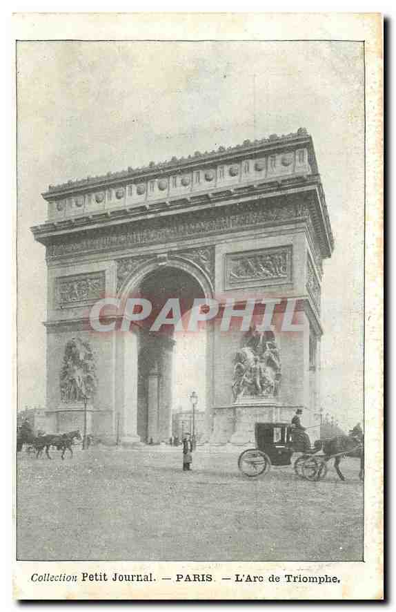 CPA Collection Petit Journal Paris L'Arc de Triomphe 