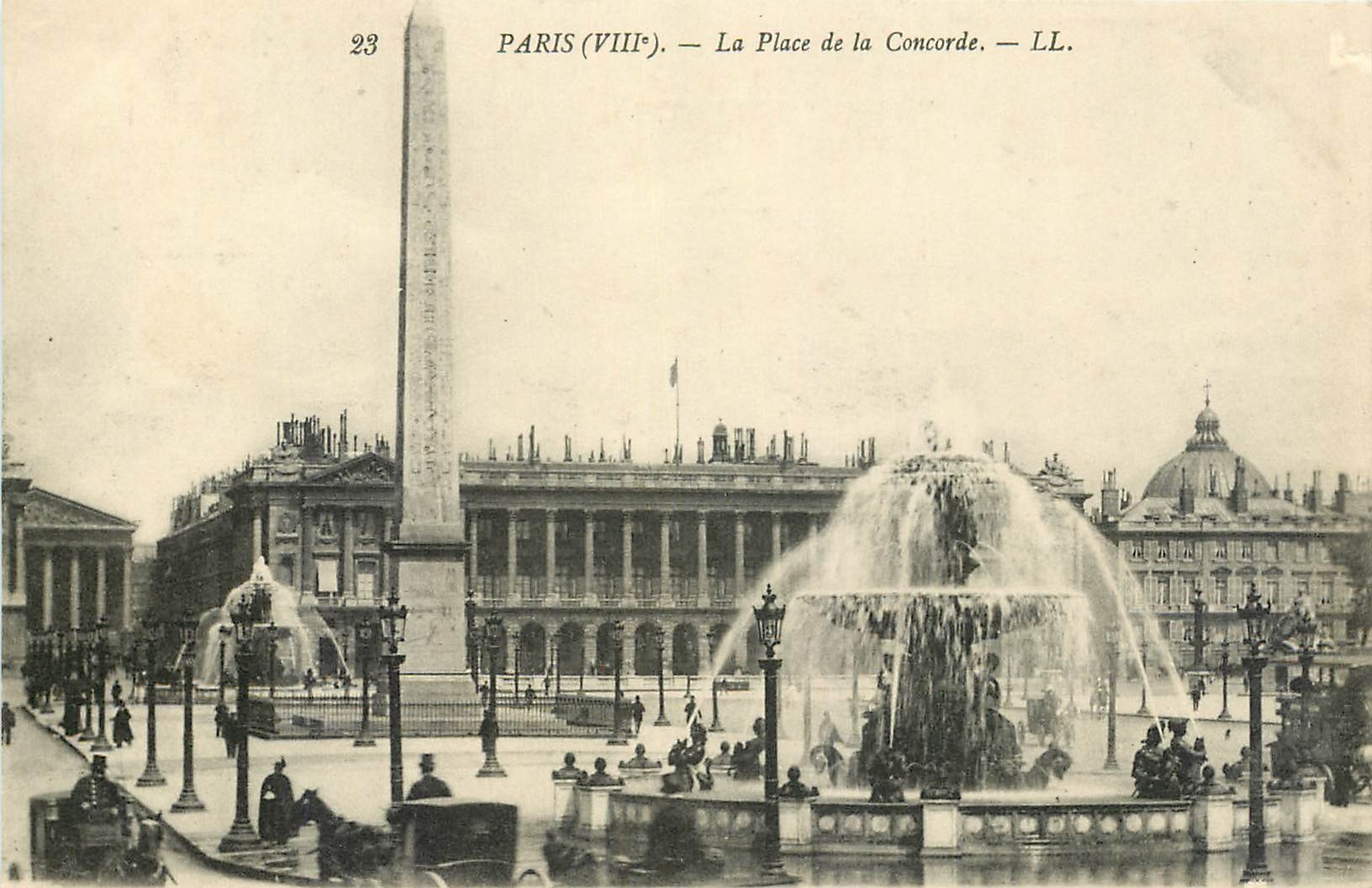 CPA Paris La Place de la Concorde 