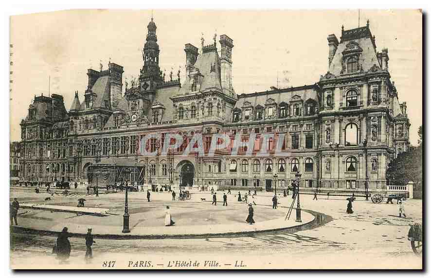 CPA Paris L'Hotel de Ville 