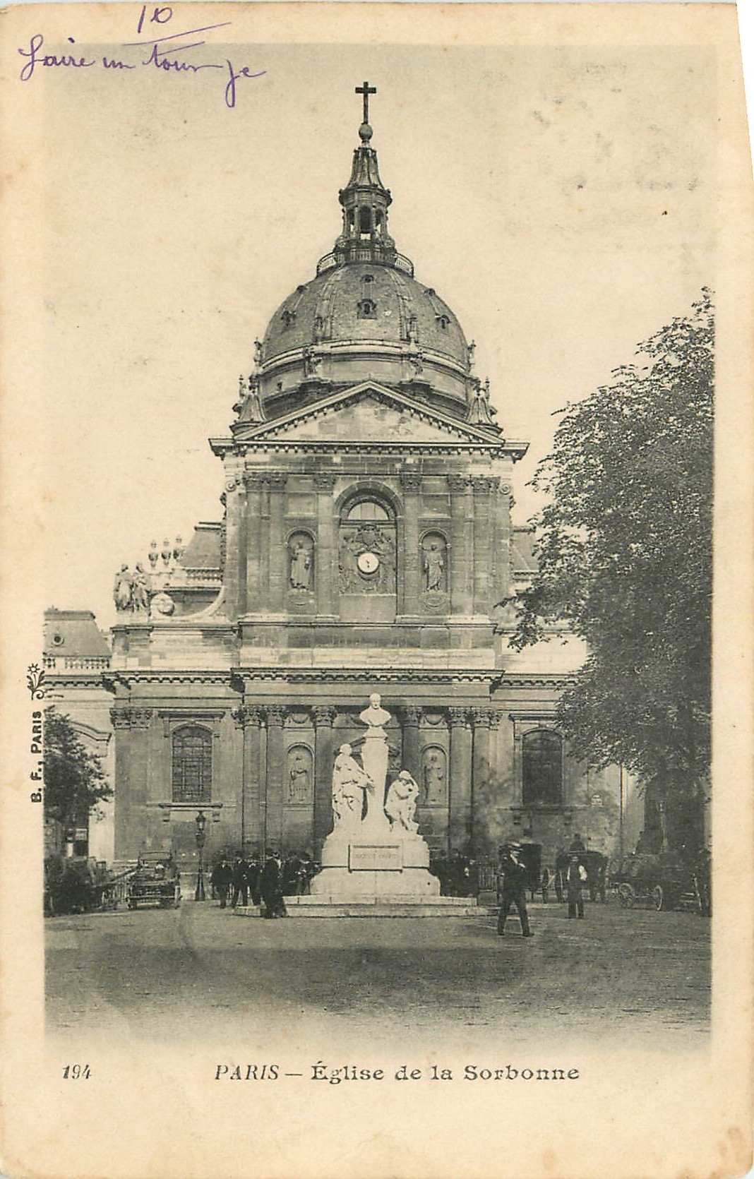 CPA Paris Eglise de la Sorbonne 