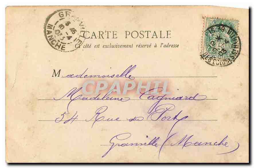 CPA Paris Eglise de la Sorbonne  — Rückseite