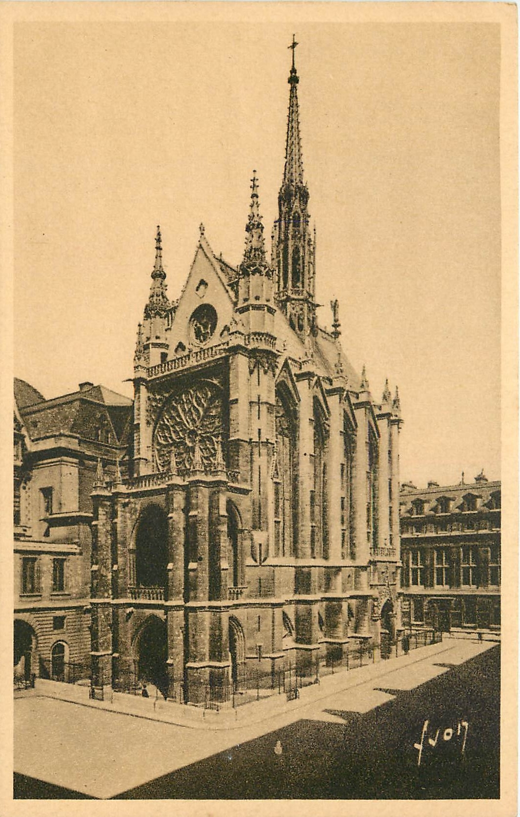 CPA Paris en Flanant La Sainte Chapelle 
