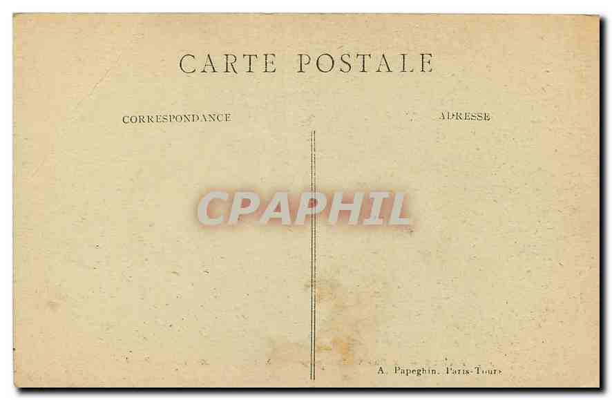 CPA Paris La Rue St Antoine  — Verso