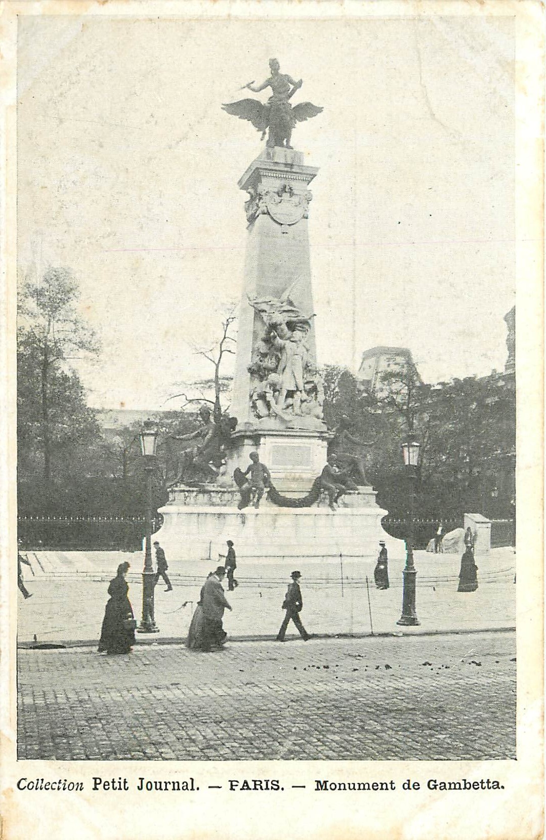Monument de Gambetta — Paris — Collection Petit Journal