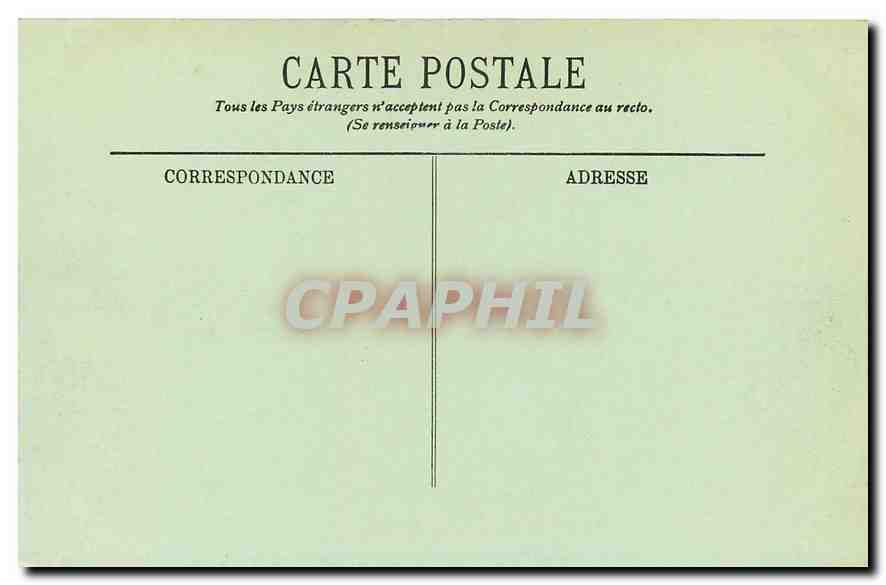 CPA Paris Les Buttes Chaumont Le Pont suspendu  — Rückseite