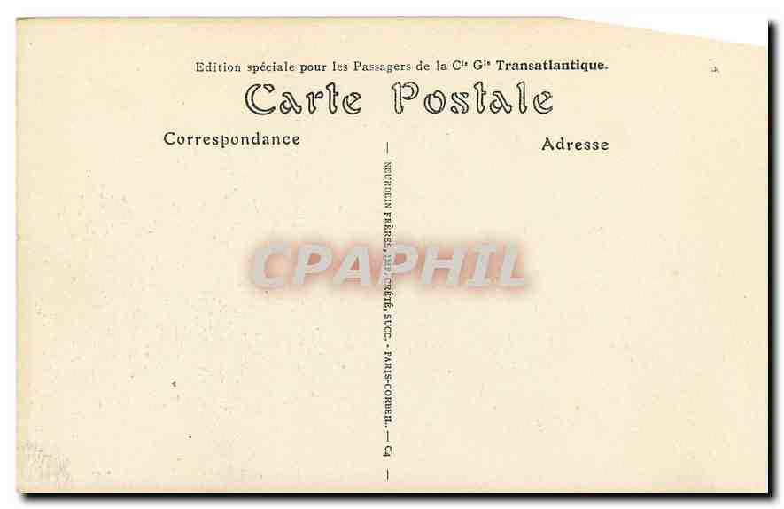 CPA Paris Le Nouveau Louvre  — Rückseite