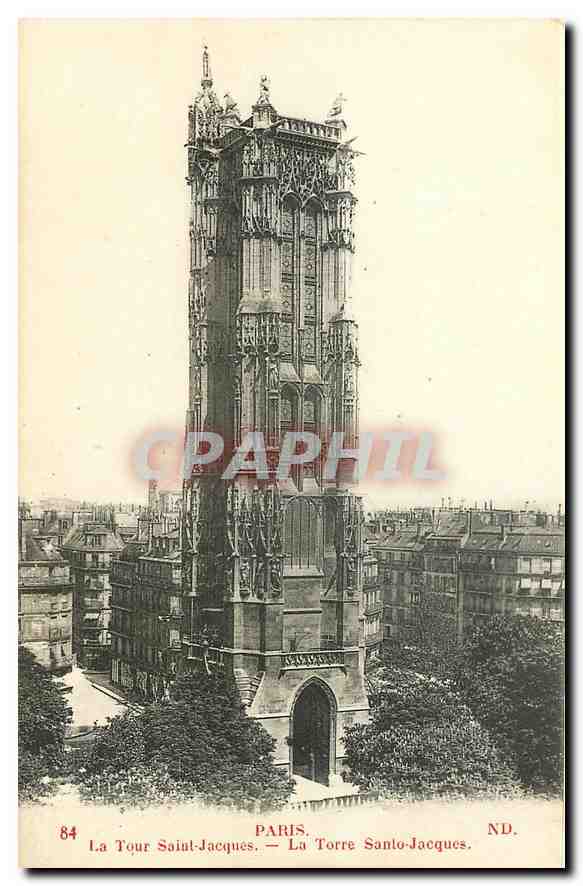 CPA Paris La Tour Saint Jacques 
