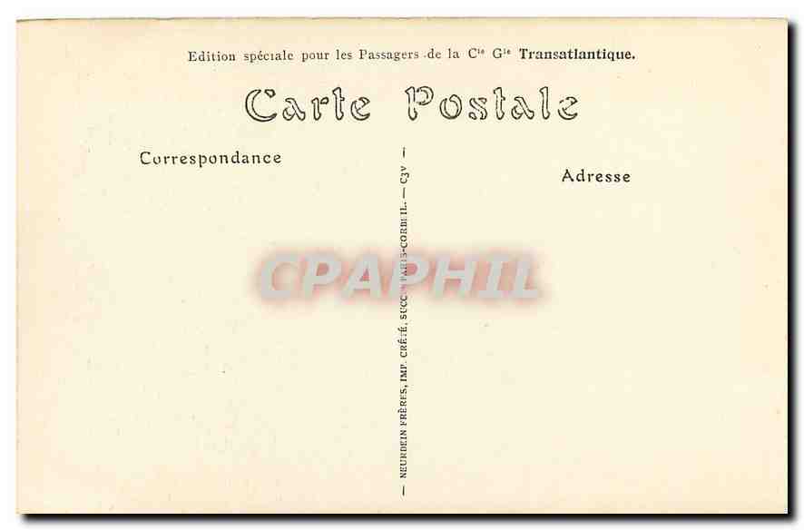 CPA Paris La Tour Saint Jacques  — Rückseite