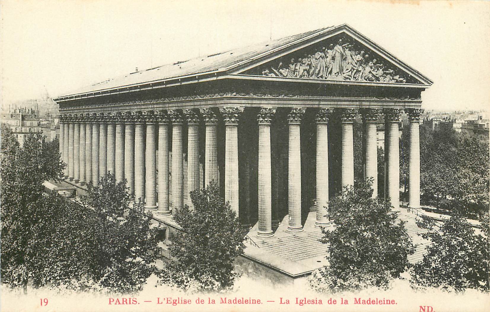 CPA Paris L'Eglise de la Madeleine 