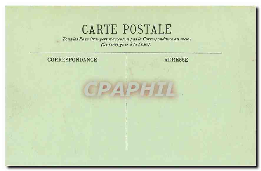 CPA Paris Le Grand Palais  — Rückseite