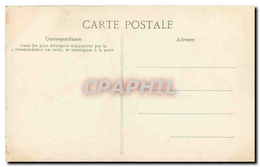 CPA Paris Palais du Senat  — Verso